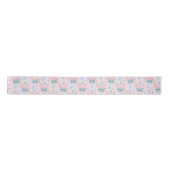 Liebe Sie viel Mummy baby pink & blue theme Satinband (Vorderseite)