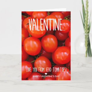 Liebe Sie von den Kopftomaten Valentinstag Feiertagskarte