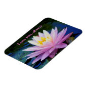 Liebe Sie Wasserlilie Flexible Foto Magnet (Linke Seite)