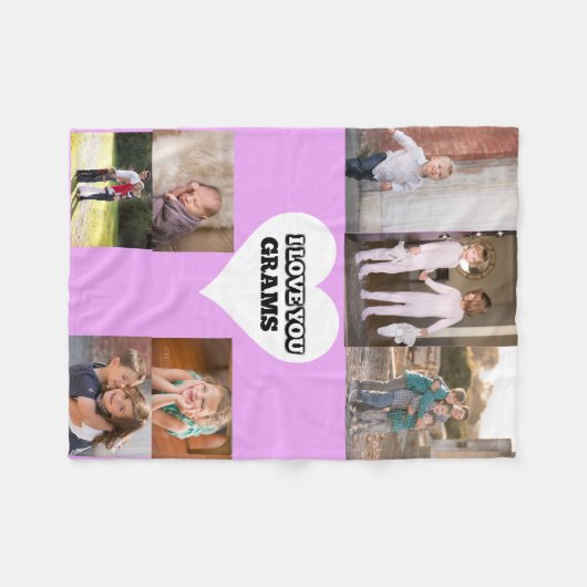 Liebe Sie werden in einer Fleece des Herzens 7 Fot (Vorderseite (Horizontal))