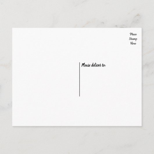 Liebe Sie Zitat Denken Sie an Sie Miss Sie Freunds Ankündigungspostkarte (Rückseite)