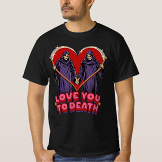 Liebe Sie zu Tode Jungs & Girls Neues Halloween 20 T-Shirt