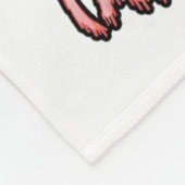 Liebe Sie zu Tode Zombie Horror Romantisches Valen Fleecedecke (Ecke)