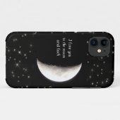 Liebe Sie zu zum Mond und hinteren iPhone 5 dem Case-Mate iPhone Hülle (Rückseite (Horizontal))