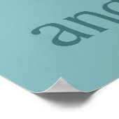 Liebe Sie zum Mond-Back-Poster Poster (Ecke)