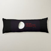 Liebe Sie zum Mond Seitenschläferkissen (Rückseite)