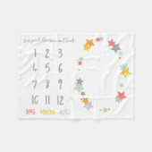 Liebe Sie zum Mond u. hinteren zur Fleecedecke (Vorderseite (Horizontal))