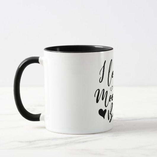 Liebe Sie zum Mond u. zur hinteren Tasse (Links)
