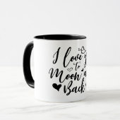 Liebe Sie zum Mond u. zur hinteren Tasse (Vorderseite Links)