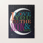 Liebe Sie zum Mond u. zur Rückseite Puzzle (Vertikal)
