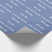 Liebe Sie zum Mond- und Geschenkpapier (Ecke)