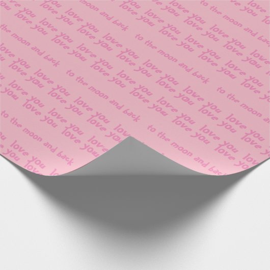Liebe Sie zum Mond- und Geschenkpapier (Ecke)