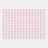 Liebe Sie zum Mond und zurück Geschenkwrap (3 Blät Geschenkpapier Set (Vorderseite 2)