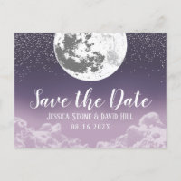 Liebe Sie zur Lila Hochzeit auf dem Mond und zurüc