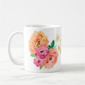 Liebe Sie zur Mond-und Rückseiten-BlumenTasse Kaffeetasse (Links)