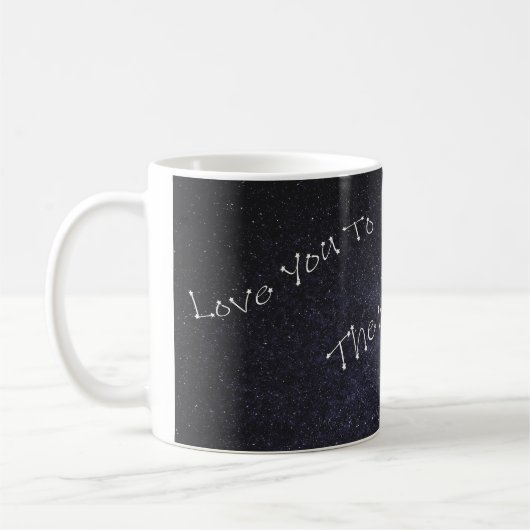Liebe Sie zur Mondkaffee-Tasse Kaffeetasse (Links)