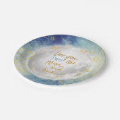 Liebe Sie ZWEI Mond und zurück Pappteller (Schrägansicht)