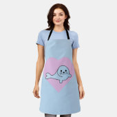 Liebe Siegel T - Shirt Schürze (Getragen)