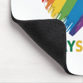 Liebe siegt immer LGBT Mousepad (Ecke)
