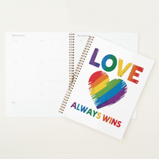 Liebe siegt immer LGBT Planer (Anzeige)