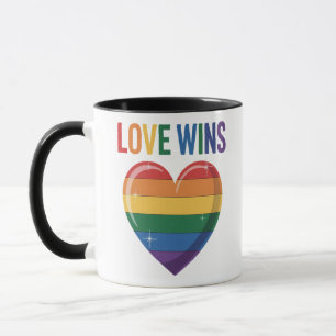 Liebe siegt LGBT Gay Pride Gleichheit Tasse