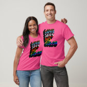 Liebe sieht keine Farbe T-Shirt (Unisex)
