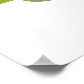 Liebe sieht keinen Farbquotenragen weiß Poster (Ecke)