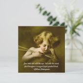 Liebe sieht nicht mit den Augen aus, Kupiden-Schla (Stehend Vorderseite)