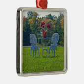 Liebe Silbernes Ornament (Rechts)