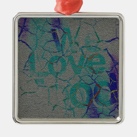 Liebe Silbernes Ornament (Vorne)