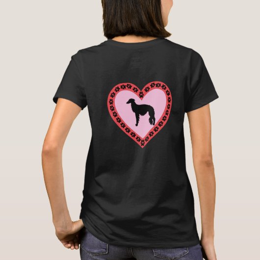 Liebe Silken Windhounds T-Shirt (Rückseite)