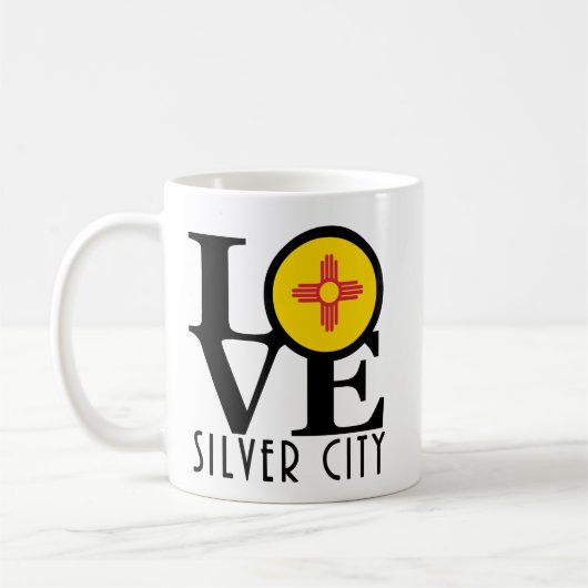 LIEBE Silver City New Mexico Kaffeetasse (Links)