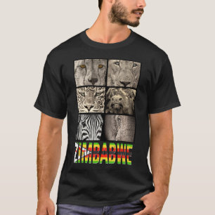 Liebe Simbabwe Liebe Wildtiere in Simbabwe T-Shirt