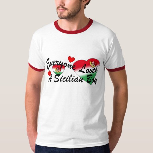 Liebe-sizilianischer Junge I T-Shirt (Vorderseite)