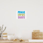 Liebe Skate Poster (Küche)