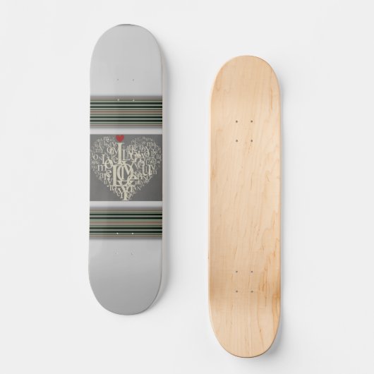 Liebe Skateboard (Vorderseite)