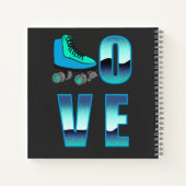 Liebe-Skaten-Double-Side-Journal-Notebook Notizblock (Rückseite)