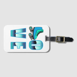 Liebe Skaten Gepäckanhänger