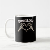 Liebe Skeleton Handklassik Kaffeetasse (Links)