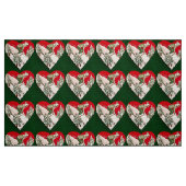 Liebe, Ski zu fahren Gewebe Stoff (Fat Quarter (45,7 x 55,9 cm))