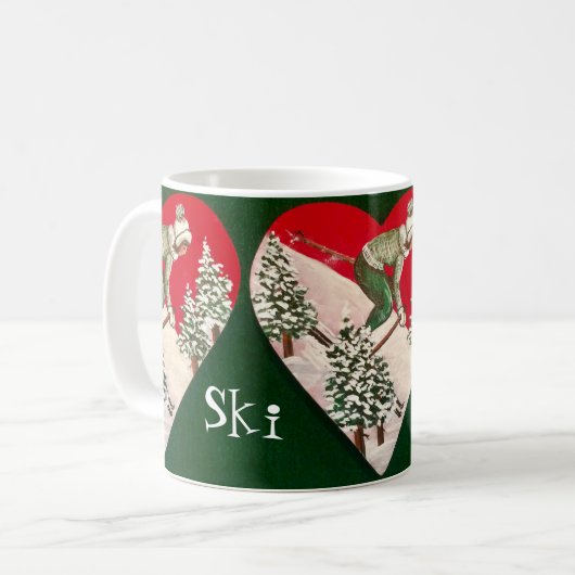 Liebe Skipass Kaffeetasse (Vorderseite Links)