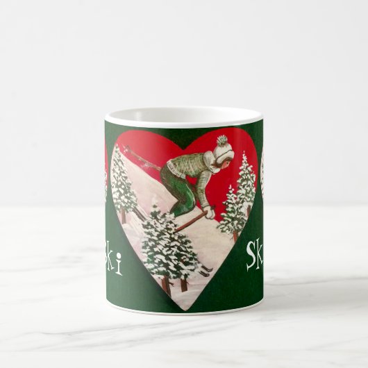 Liebe Skipass Kaffeetasse (Mittel)