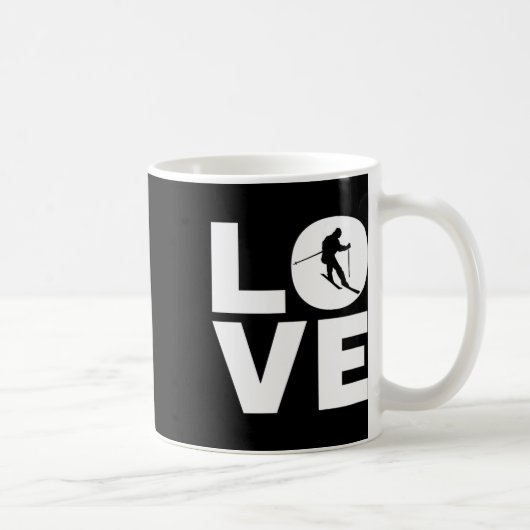 Liebe Skiverleih Kaffeetasse (Rechts)