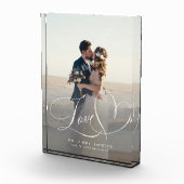 Liebe Skript elegante Hochzeit Foto Overlay benutz (Rechts)