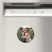 Liebe Skript Hochzeitsschreiben Foto Custom Magnet (In Situ (Geschirrspüler))