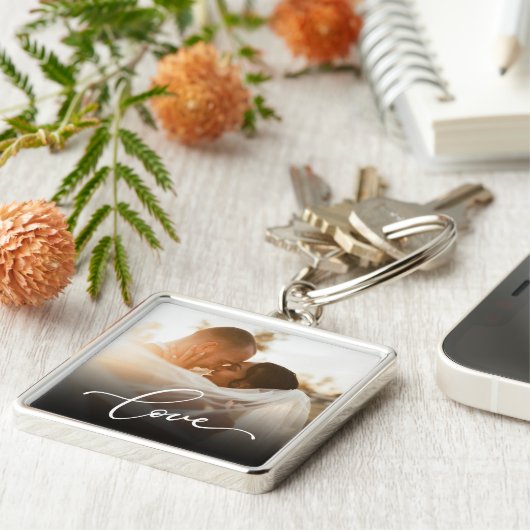 Liebe-Skript neu formatiertes benutzerdefiniertes Schlüsselanhänger (Seite)