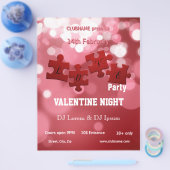 Liebe Skript Puzzle Pieces Flyer (Einzeln)