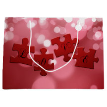 Liebe Skript Puzzle Pieces