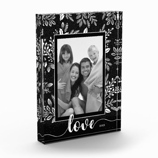 LIEBE Skriptüberlagerung Fotoblock (Links)