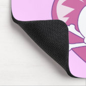 Liebe Skull Mousepad (Ecke)